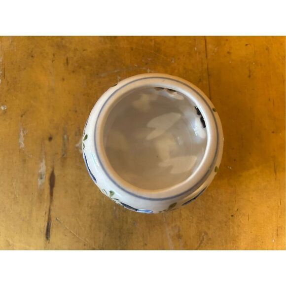 Delft Blue Tea Light Candle Holder Windmill Hearts Hand Painted Dutch Votive Hol - Picture 5 of 7